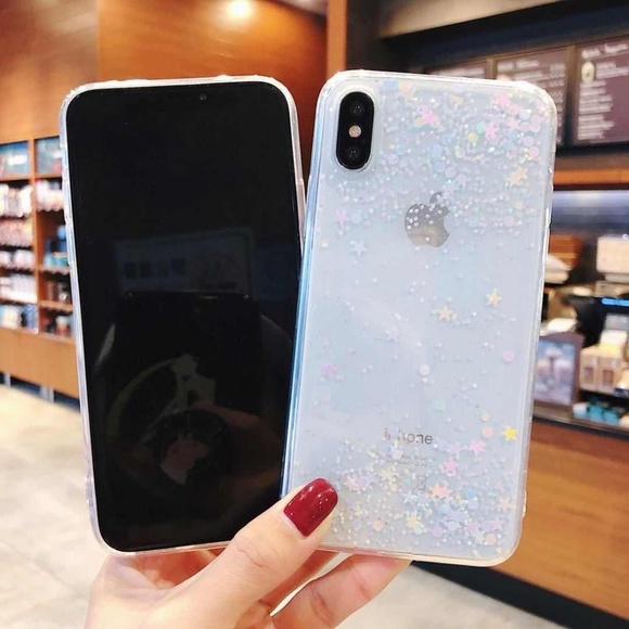 [⚠️Clearance] NEW iPhone 7/8/Plus Glitter Star case - Picture 2 of 3